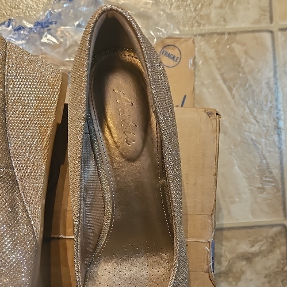 Franco Sarto Shoes - Franco Sarto Shimmering Gold Flats